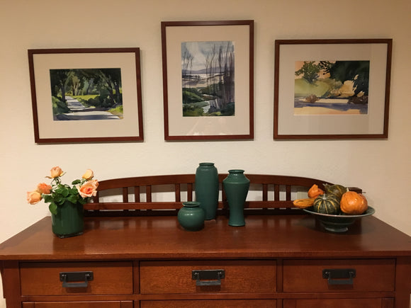 Photo courtesy of S. Halvorsen. Three compatible images of the owner's native Central California area, professionally framed.